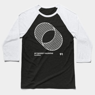 MBV / Loveless / Minimal Graphic Design Baseball T-Shirt